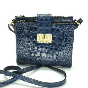Brahmin Blue Crossbody Organizer